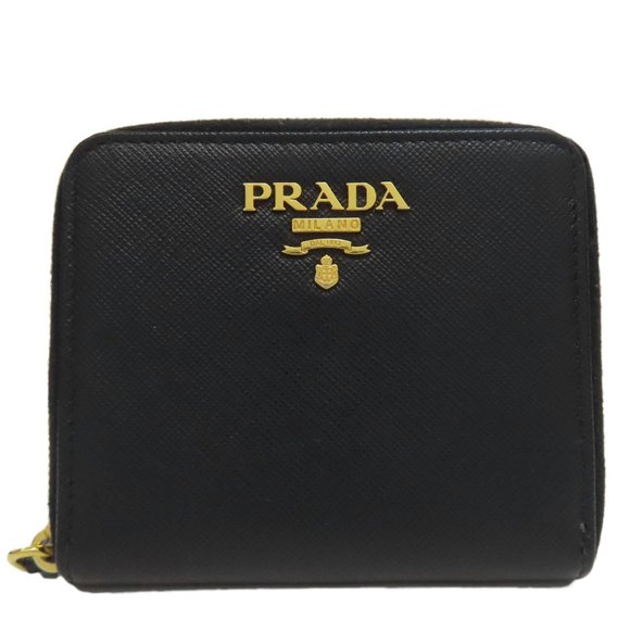 PRADA 1ML036 Saffiano Bi-fold Wallet for Women - Picture 1 of 10